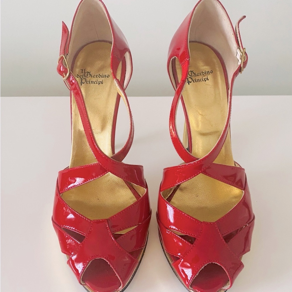 Purchased from Dolce Firma Italian leather stilettos - Picture 2 of 9